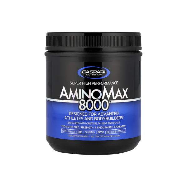 AMINOMAX 8000 SUPER HIGH PERFORMANCE 82 SERVICIOS - GASPARI NUTRITION