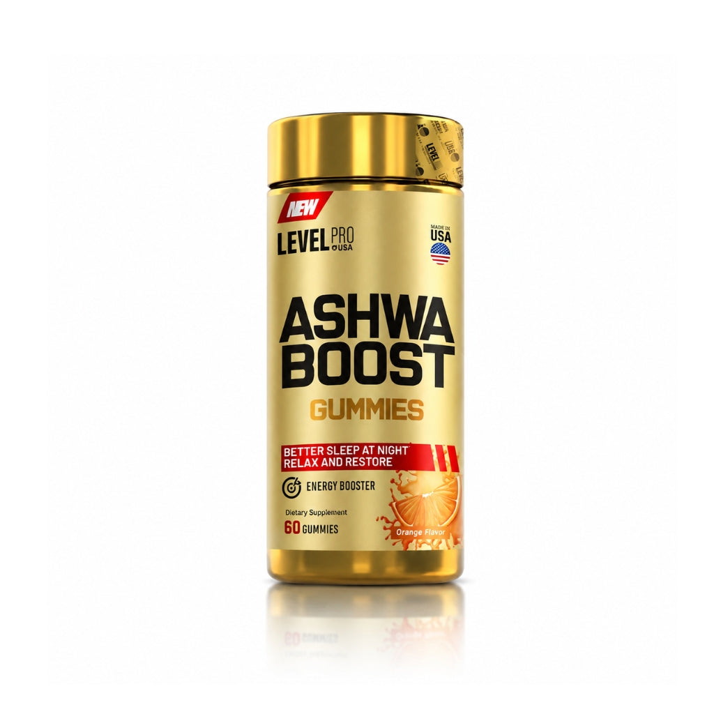 ASHWA BOOST SABOR NARANJA 60 GOMITAS - LEVEL PRO