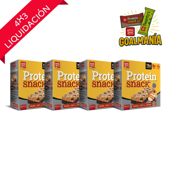 Barra de proteína Protein Snack Banana, Chips & Caramel - Your Goal