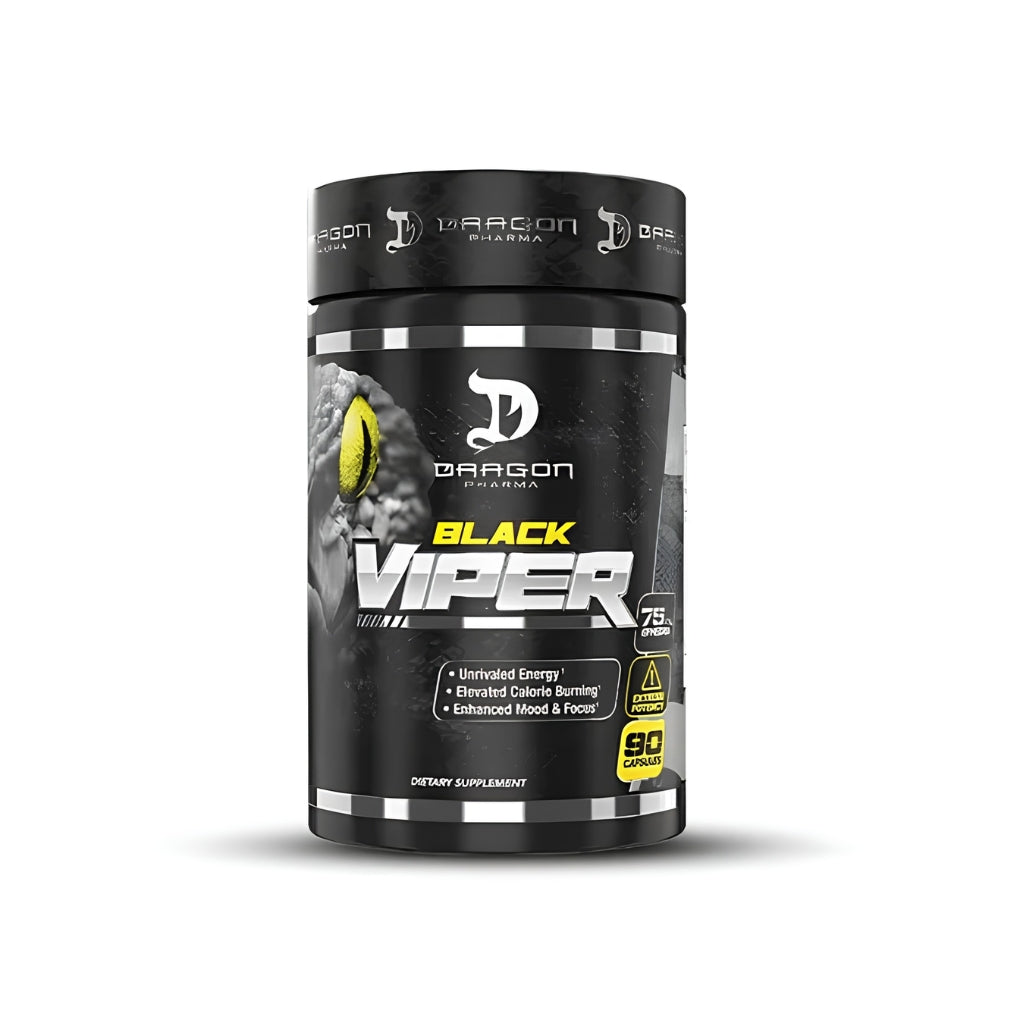 QUEMADOR BLACK VIPER 90 CÁPSULAS – DRAGON PHARMA