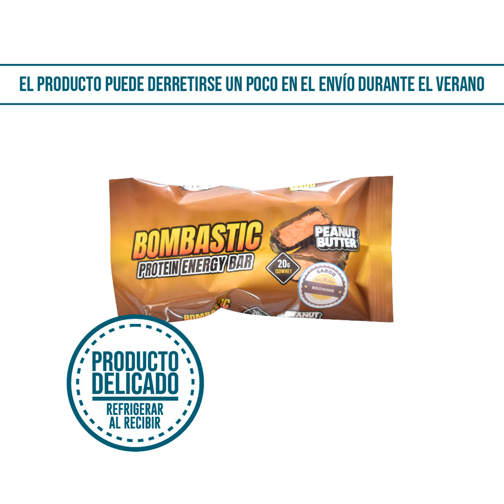 Barra de proteína Bombastic sabor chocolate brownie - The FitMonster Factory