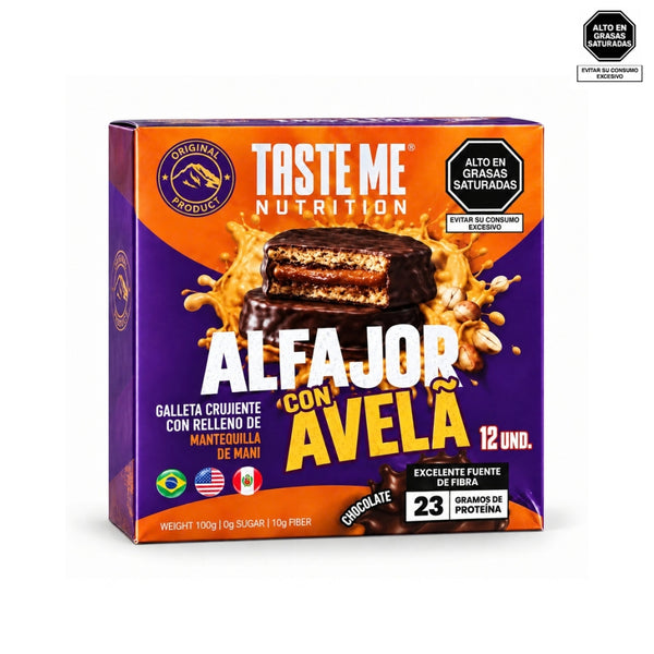 Alfajor proteico con avena 80g - Taste Me Nutrition