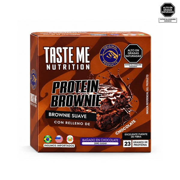 Brownie proteico sabor chocolate 100g - Taste Me Nutrition