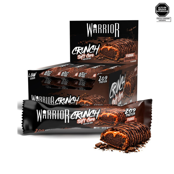 Barra de proteína Warrior Crunch sabor Fudge Brownie - Warrior