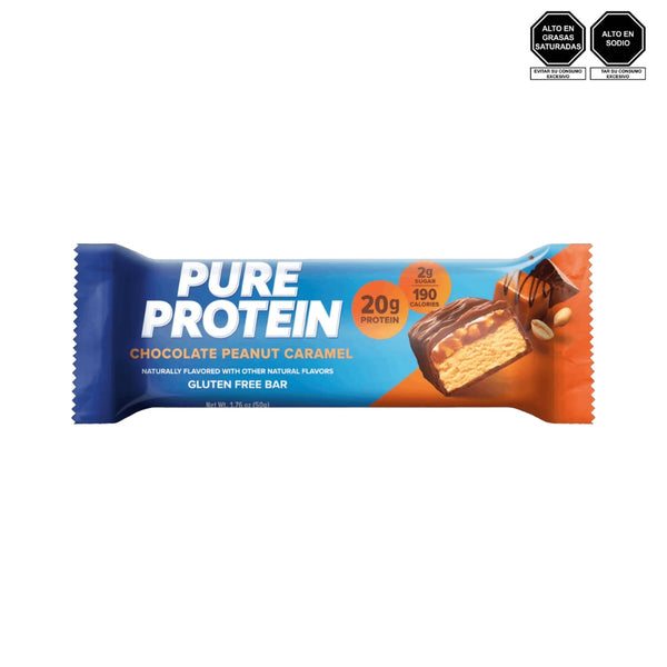 Barra de proteína Pure Protein sabor Chocolate Peanut Caramel 50g - Pure Protein