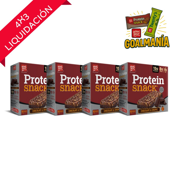 Barra de proteína Protein Snack Chocolate & Crisps - Your Goal