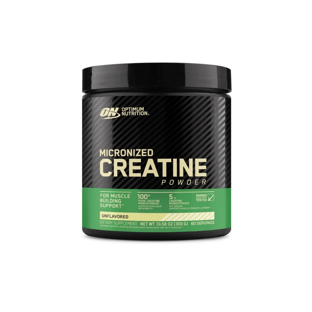 CREATINA MONOHIDRATADA Y MICRONIZADA UNFLAVORED - OPTIMUM NUTRITION