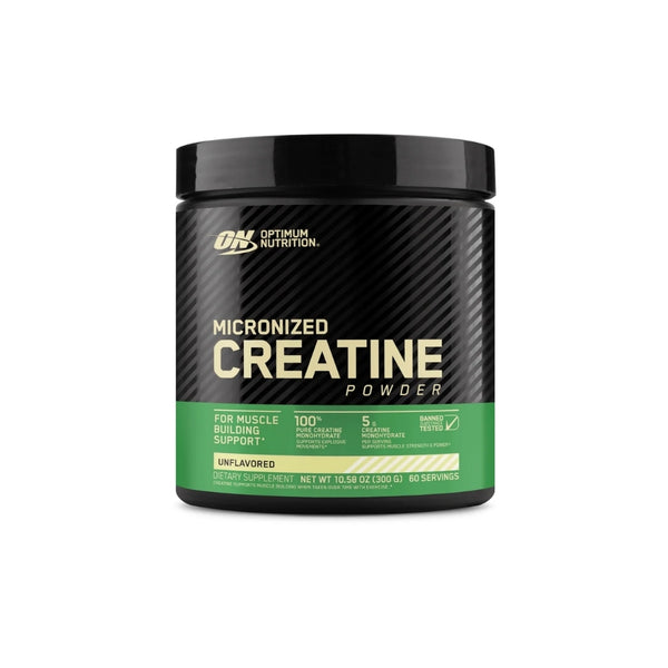 CREATINA MONOHIDRATADA Y MICRONIZADA UNFLAVORED - OPTIMUM NUTRITION