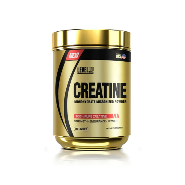 CREATINA MONOHIDRATADA Y MICRONIZADA 500G - LEVEL PRO