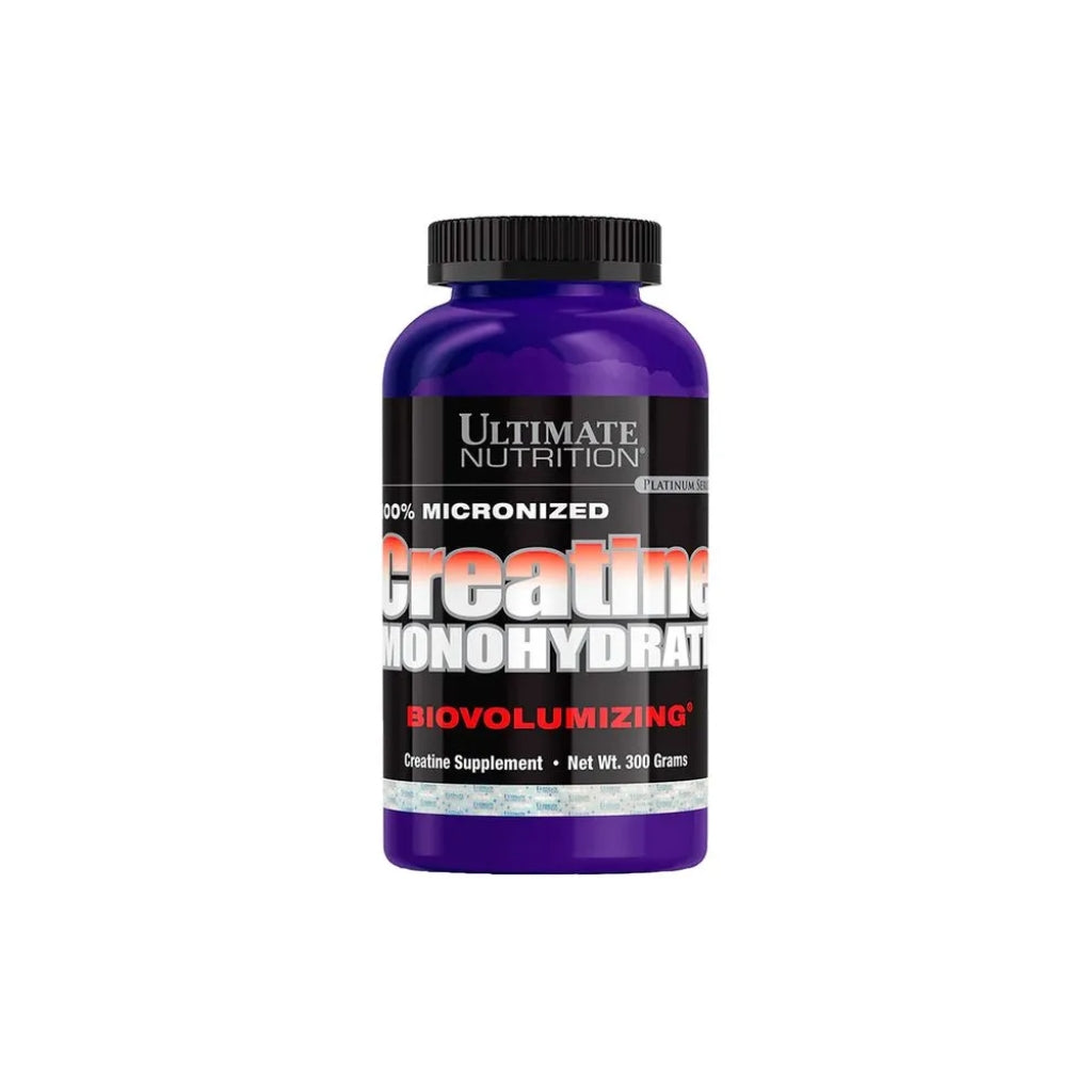 CREATINA MONOHIDRATADA Y MICRONIZADA 300G - ULTIMATE NUTRITION