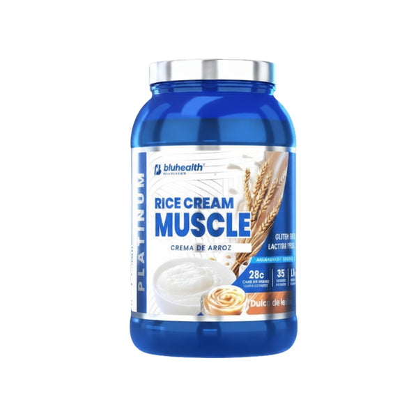 CREMA DE ARROZ PLATINUM SABOR DULCE DE LECHE 1,2 KG - BLUHEALTH NUTRITION