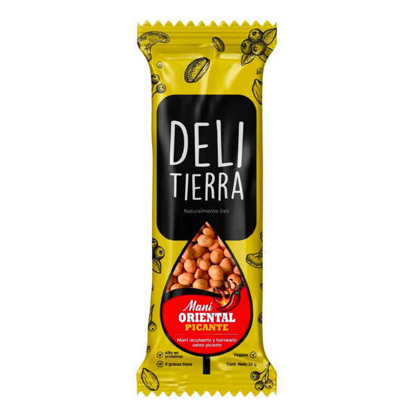 Maní Crocante Picante x30g - Delitierra