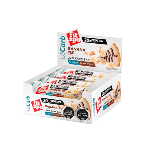 Barra de proteína Power sabor Banana Pie 60g - Fitspo