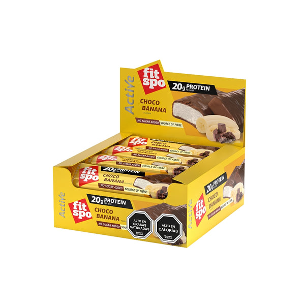 Barra de proteína Power sabor Choco Banana 60g - Fitspo