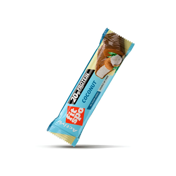 Barra de proteína Power sabor Coconut 60g - Fitspo