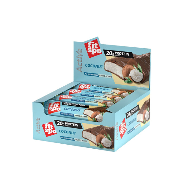 Barra de proteína Power sabor Coconut 60g - Fitspo