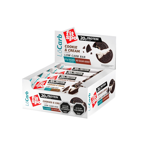 Barra de proteína Power sabor Cookies and Cream 60g - Fitspo