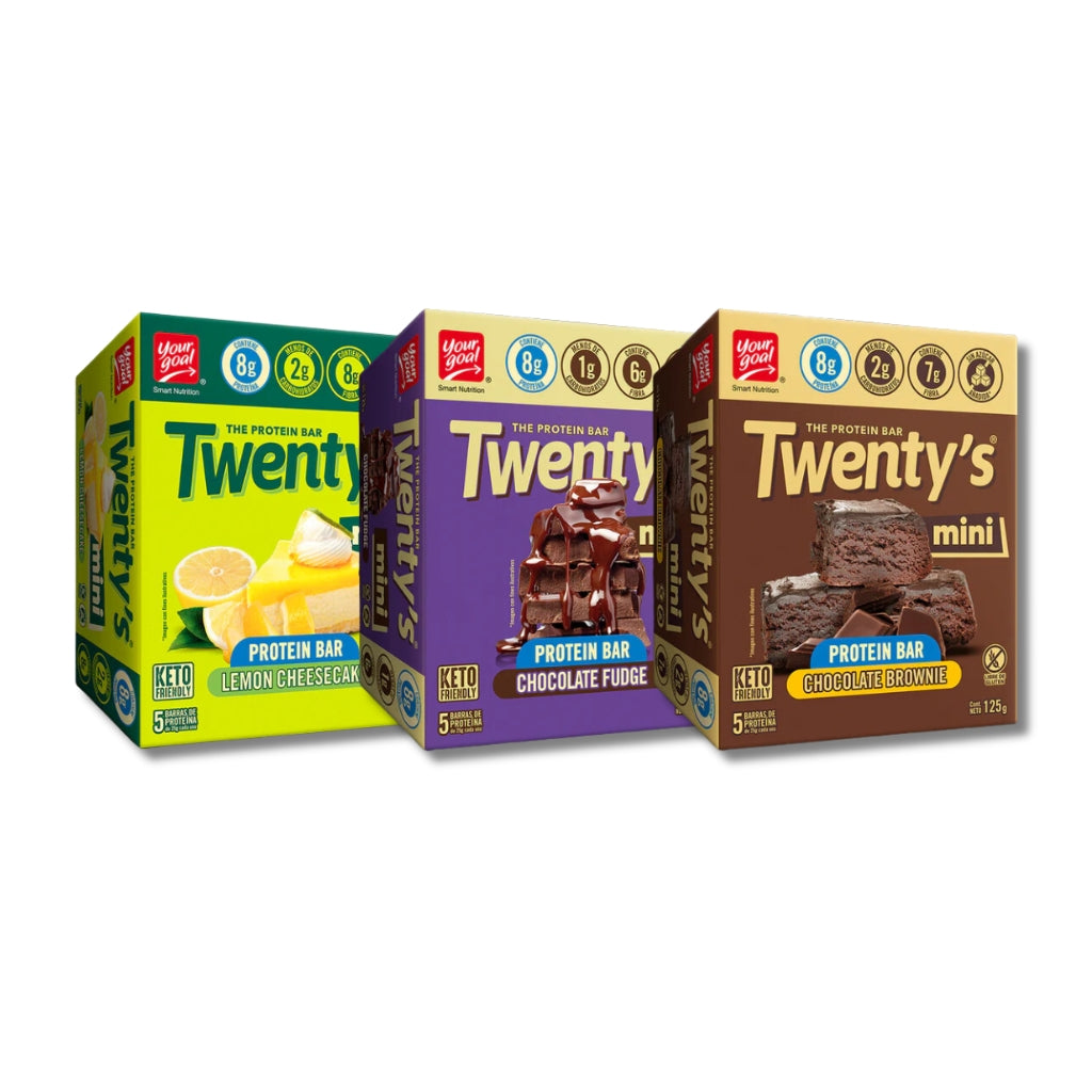 Pack de sabores mixtos mini barras de proteína Twenty's - Your Goal
