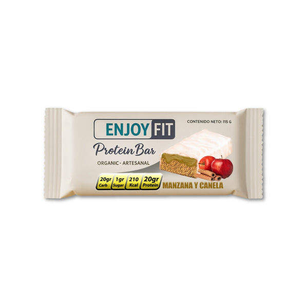Barra de proteína sabor manzana y canela 115g - Enjoy Fit