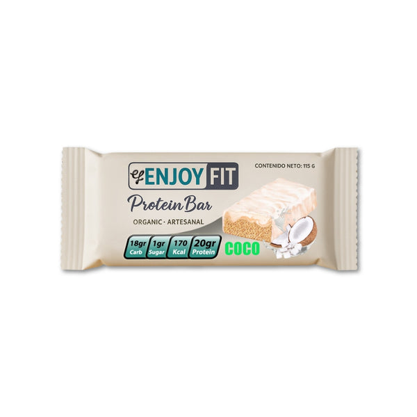 Barra de proteína sabor coco 115g - Enjoy Fit