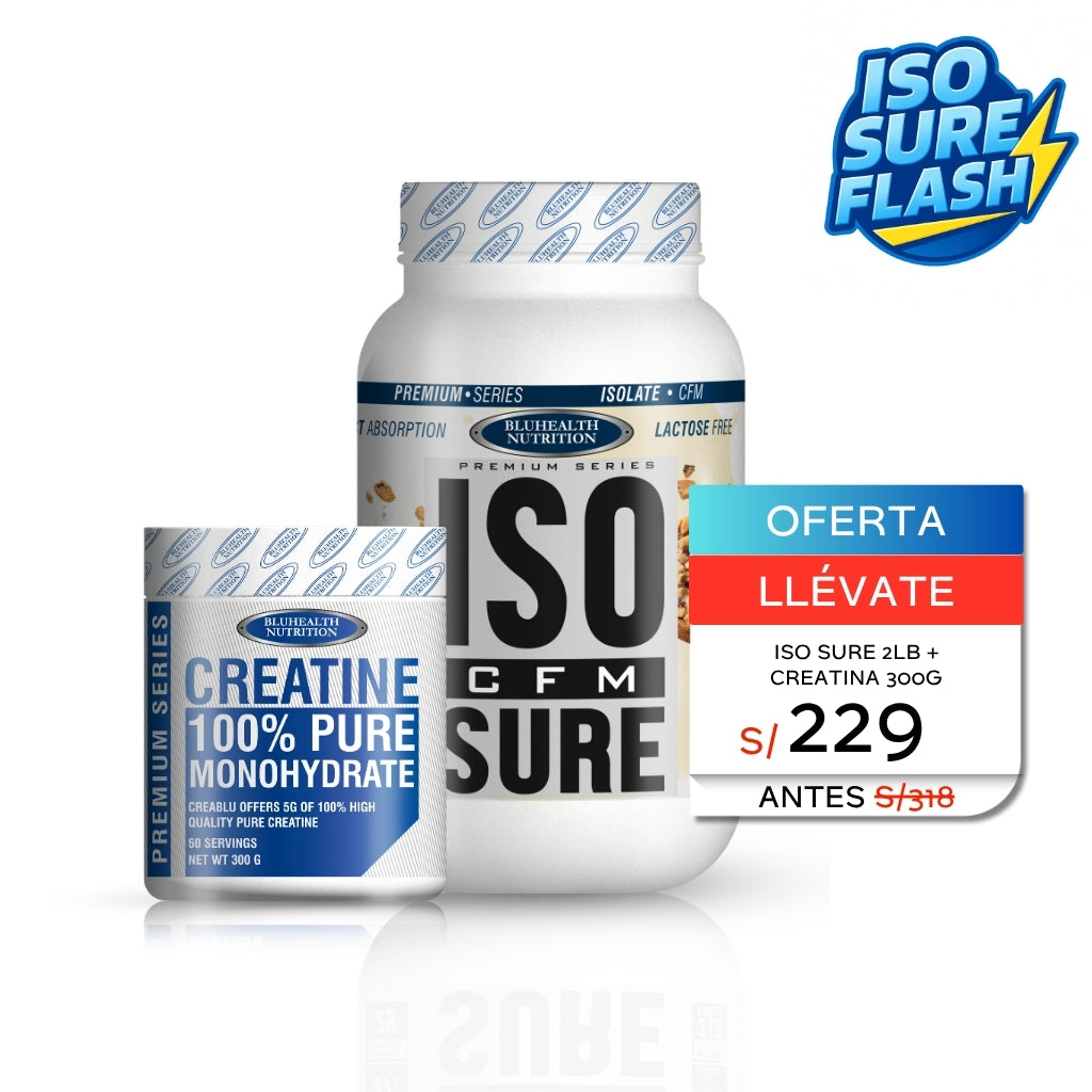 ISO CFM SURE 2LB + CREATINA 300G - BLUHEALTH NUTRITION