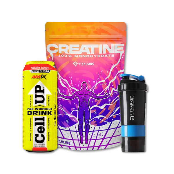 CREATINA MONOHIDRATADA UNFLAVORED 1KG - TIF LABS