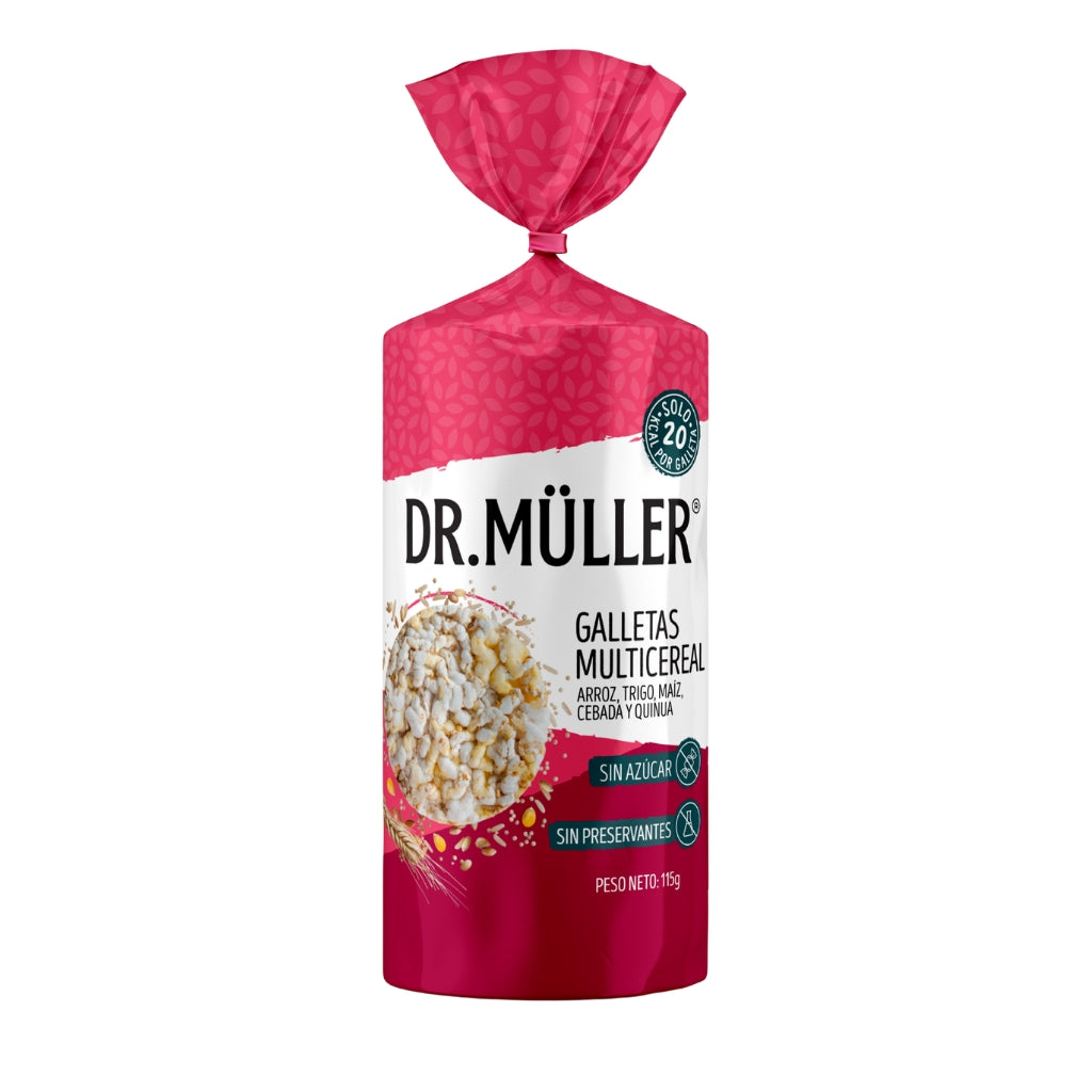 Galleta de arroz multicereal 110g - Dr. Muller