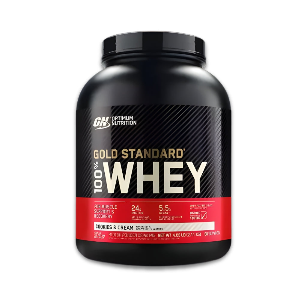 GOLD STANDARD 100% WHEY SABOR COOKIES AND CREAM 4,65LB - OPTIMUM NUTRITION