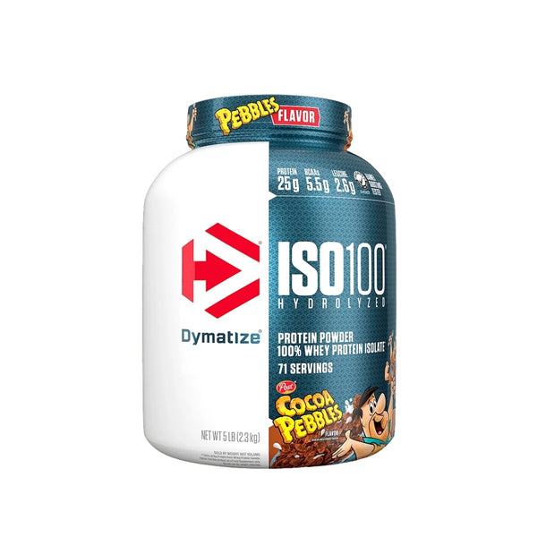 PROTEÍNA ISO100 HYDROLIZED SABOR COCOA PEBBLES 5LB – DYMATIZE