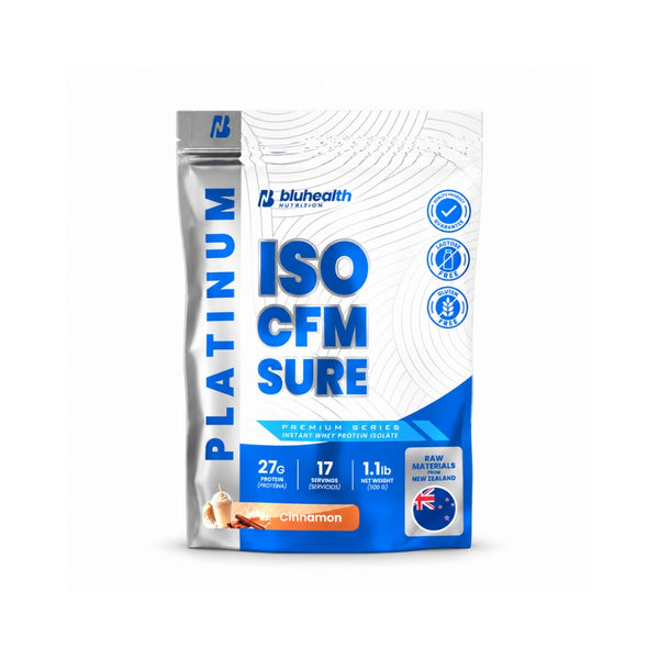 ISO CFM SURE PLATINUM PROTEINA AISLADA 1,1LB - BLUHEALTH NUTRITION