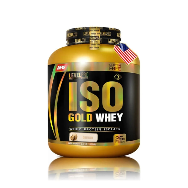 ISO WHEY GOLD PRO SABOR COOKIES 3KG – LEVEL PRO