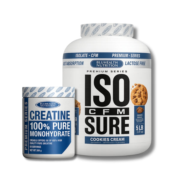 ISO CFM SURE 5LB + CREATINA MONOHIDRATADA 300G - BLUHEALTH NUTRITION