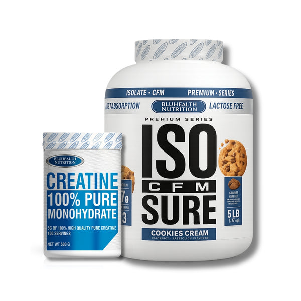 ISO CFM SURE 5LB + CREATINA MONOHIDRATADA 500G - BLUHEALTH NUTRITION