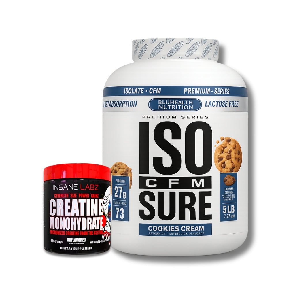 ISO CFM SURE 5LB + CREATINA MICRONIZADA 300G - BLUHEALTH NUTRITION