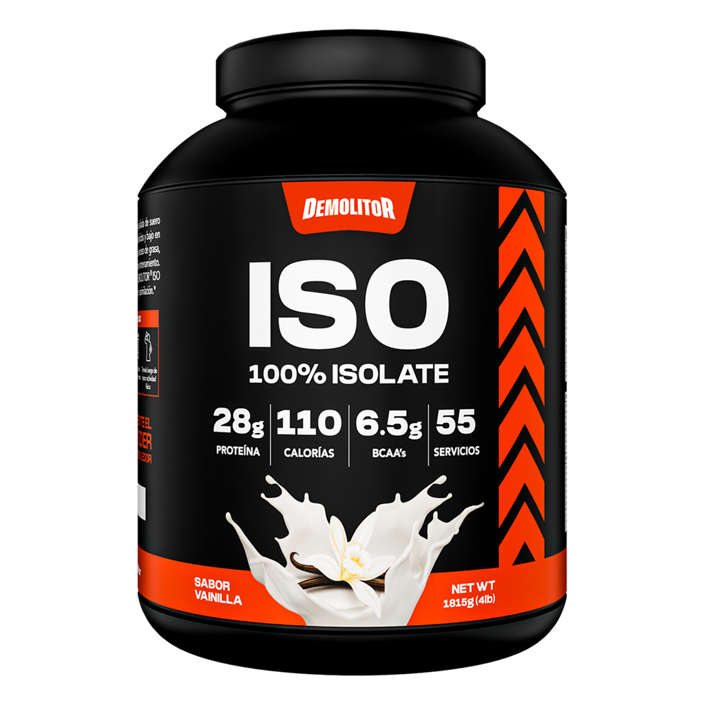 100% ISOLATE SABOR VAINILLA 4 LB - DEMOLITOR