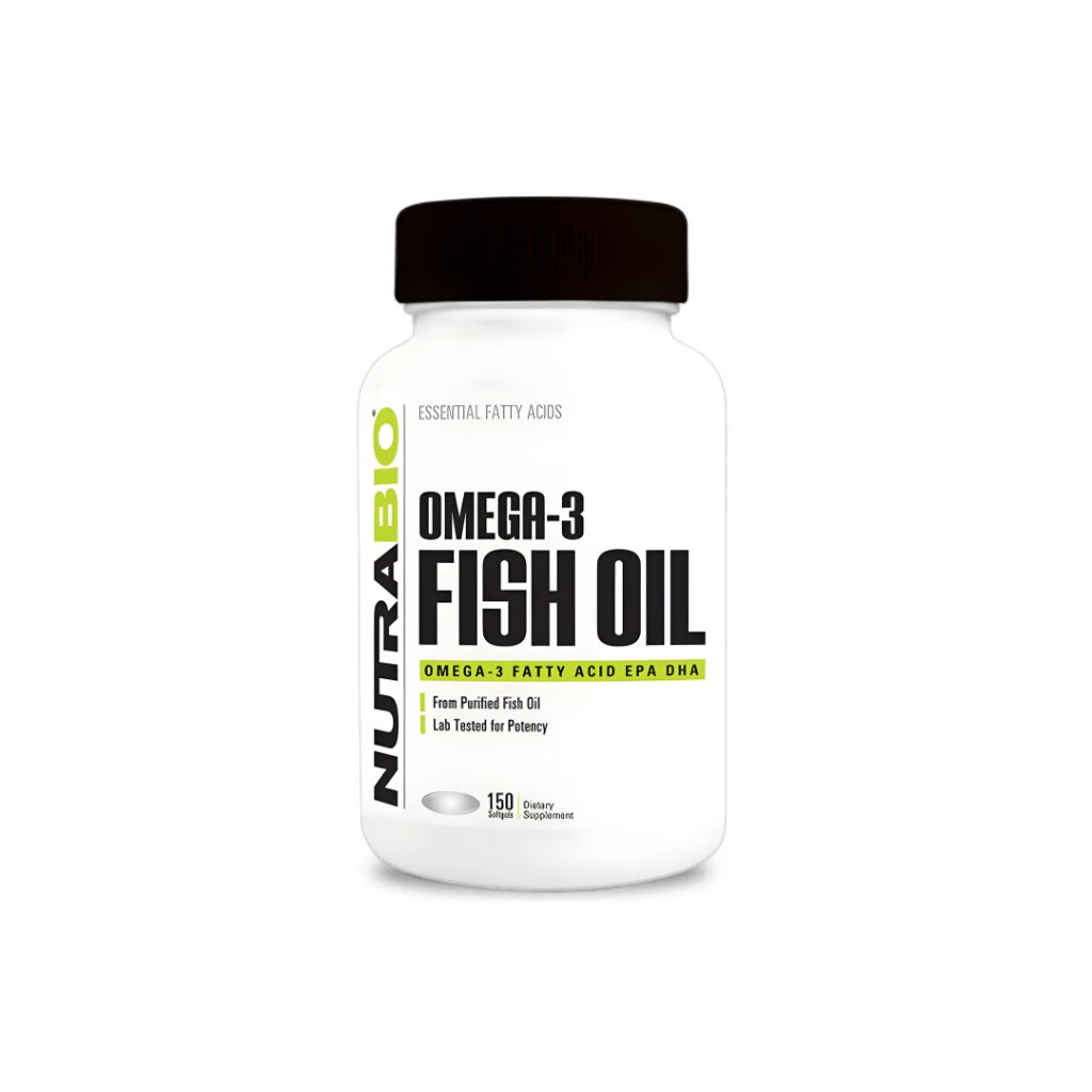 Omega 3 NutraBio Fish Oil 150 Cápsulas - Nutrabio