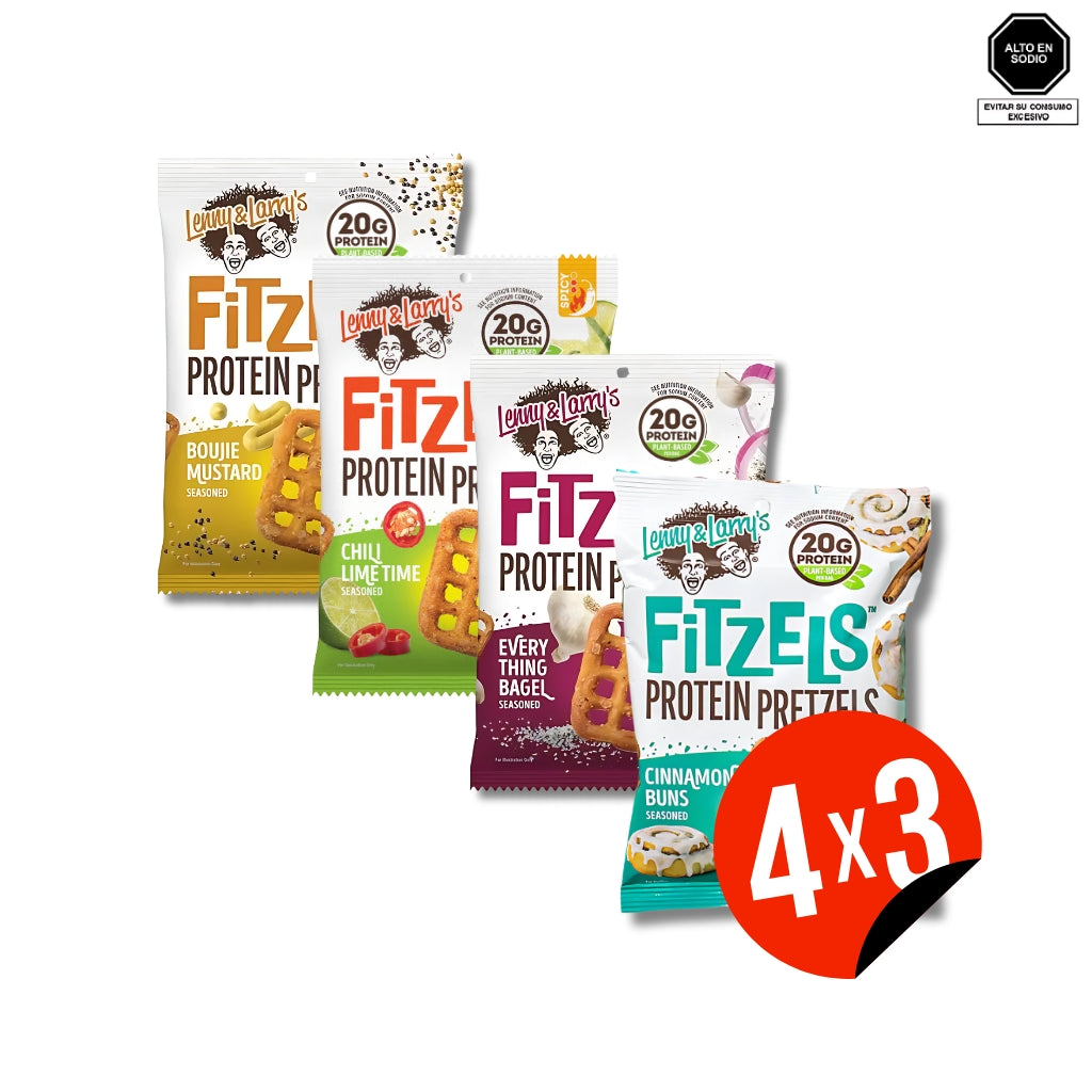 Pack x4 Pretzel proteico 85g - Lenny and Larry's