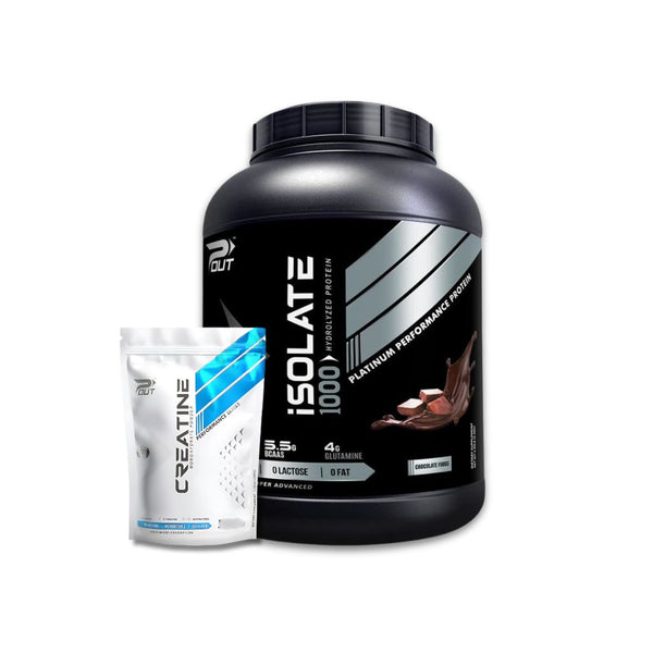 PROTEÍNA HIDROLIZADA ISOLATE 1000 2,3KG + CREATINA MONOHIDRATADA 250G - P-OUT