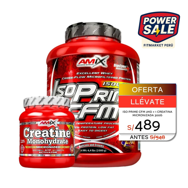 ISOPRIME CFM 2KG + CREATINA MICRONIZADA 300G - AMIX ADVANCE NUTRITION
