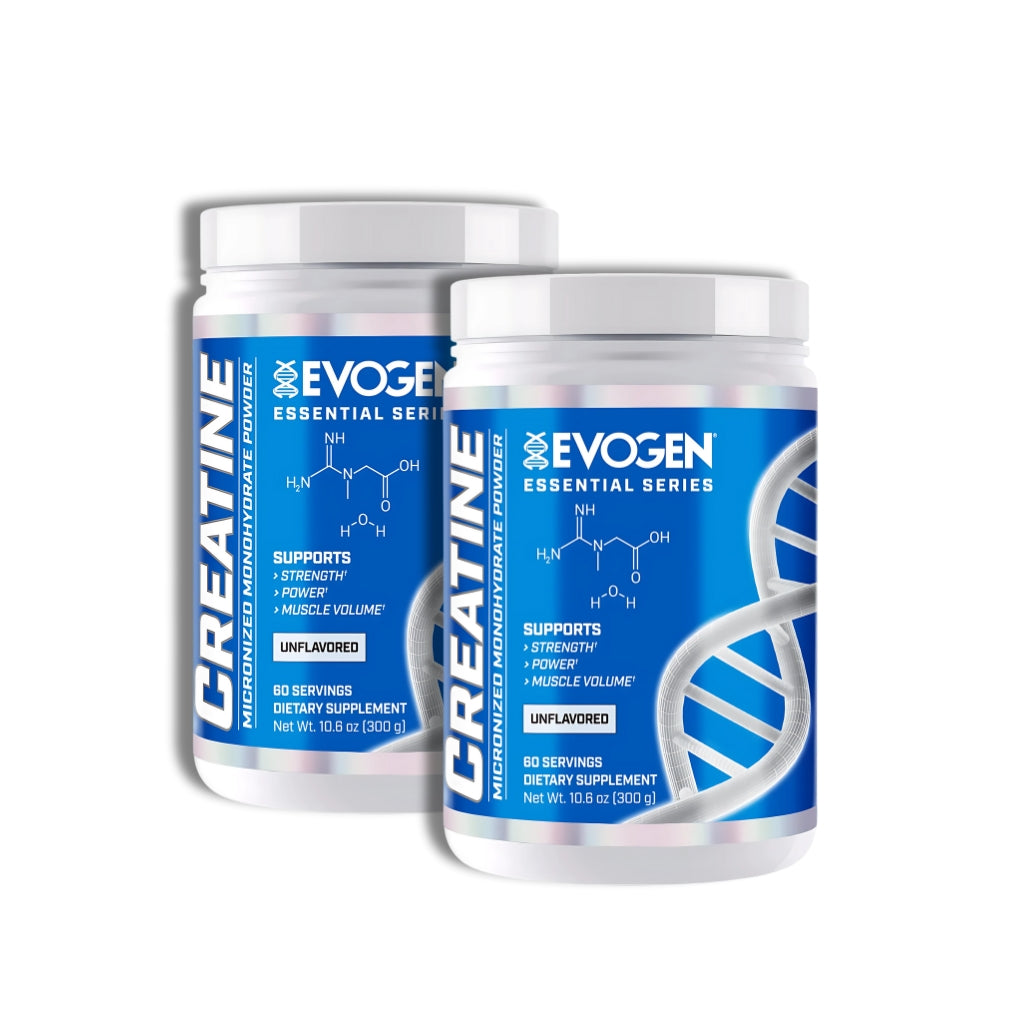 PACK X2 CREATINAS MONOHIDRATADAS Y MICRONIZADAS UNFLAVORED - EVOGEN