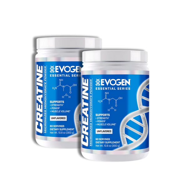 PACK X2 CREATINAS MONOHIDRATADAS Y MICRONIZADAS UNFLAVORED - EVOGEN