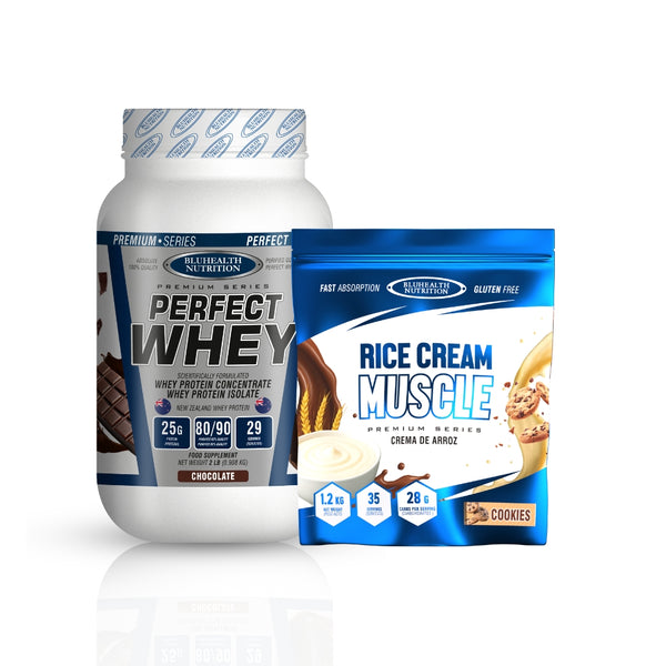 PERFECT WHEY 2LB + CREMA DE ARROZ 1,2KG - BLUHEALTH NUTRITION
