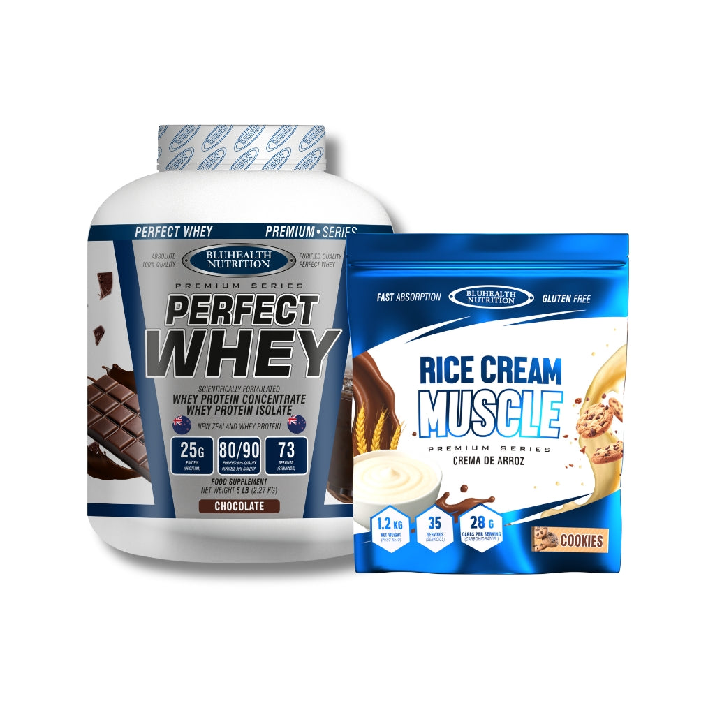 PERFECT WHEY 5LB + CREMA DE ARROZ 1,2KG - BLUHEALTH NUTRITION