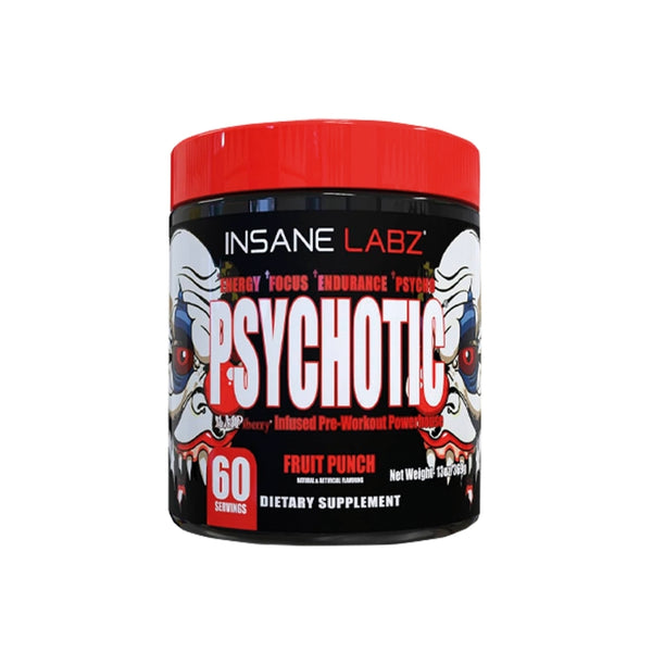 PRE-ENTRENO PSYCHOTIC RED 60 SERVICIOS - INSANE LABZ