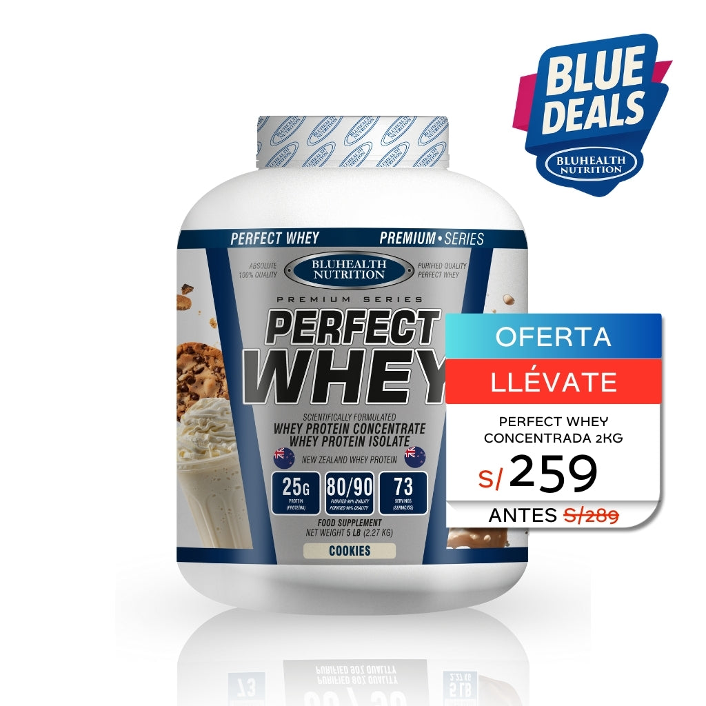 PERFECT WHEY SABOR COOKIES AND CREAM 5LB - BLUHEALTH NUTRITION
