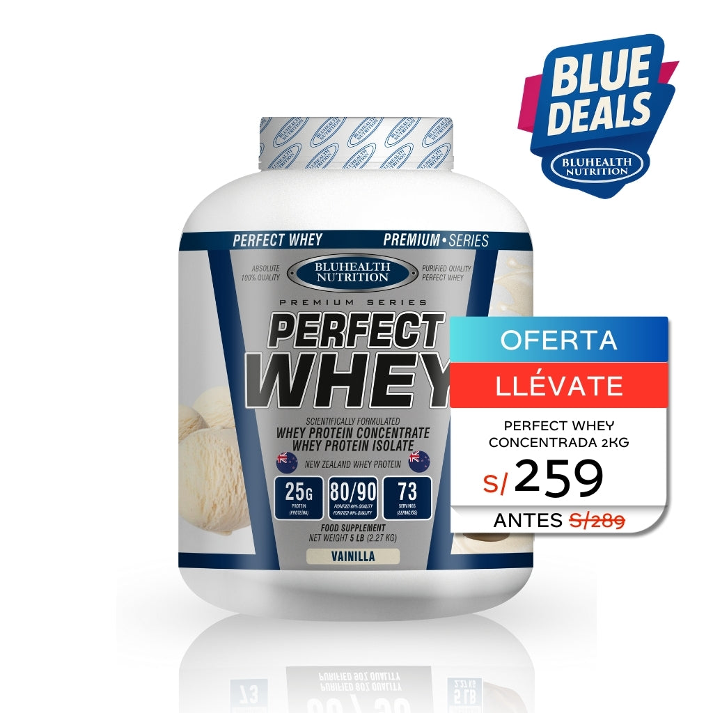 PERFECT WHEY SABOR VANILLA ICE REAM 5LB - BLUHEALTH NUTRITION