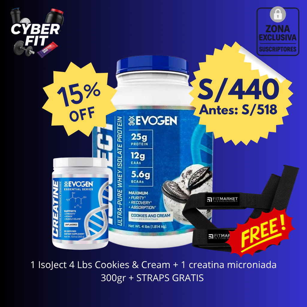 Promo Evogen Proteina Creatina