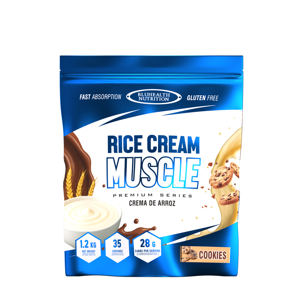 CREMA DE ARROZ SABOR COOKIES 1,2 KG - BLUHEALTH NUTRITION