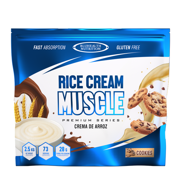 CREMA DE ARROZ SABOR COOKIES 2,5 KG - BLUHEALTH NUTRITION