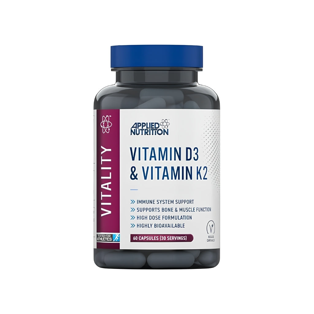 Vitamina D3 & K2 4000 IU 60 cápsulas – Applied Nutrition